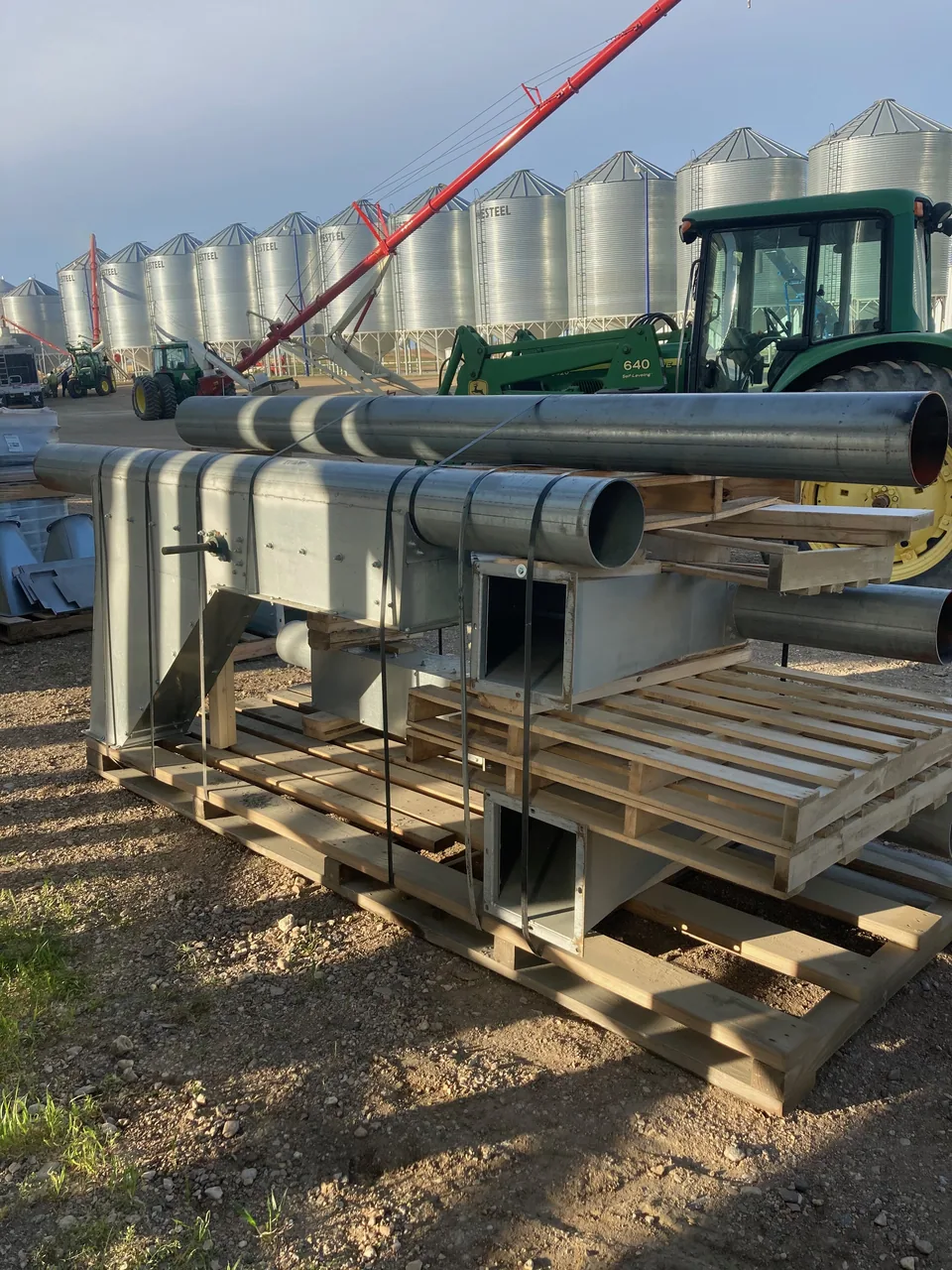 Dryer-feed conveying equipment and tower sections