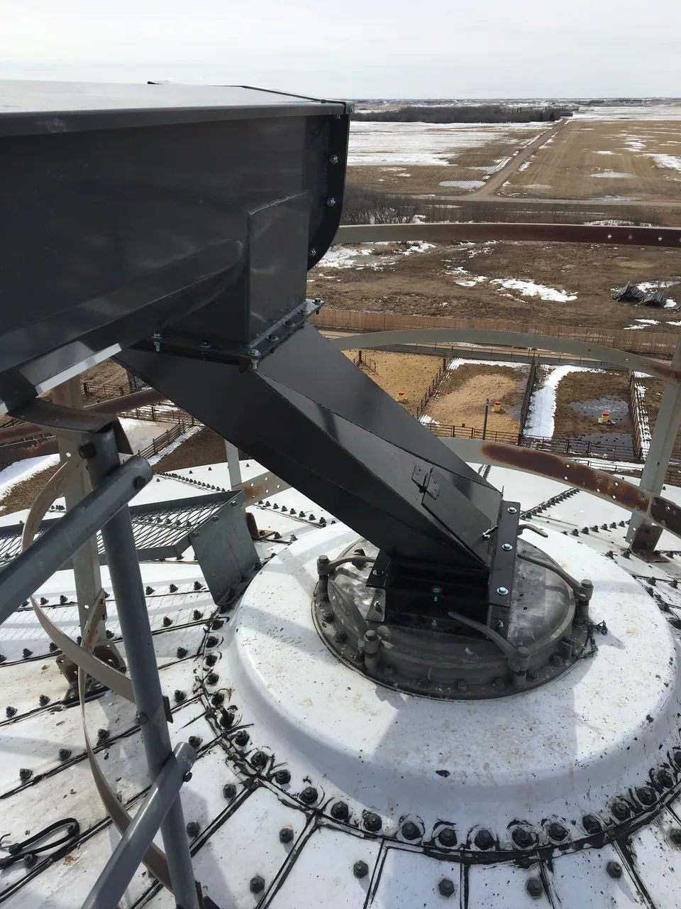 Replacement spouting and conveyor connections