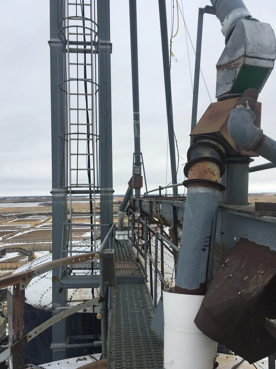 Replacement spouting and conveyor connections