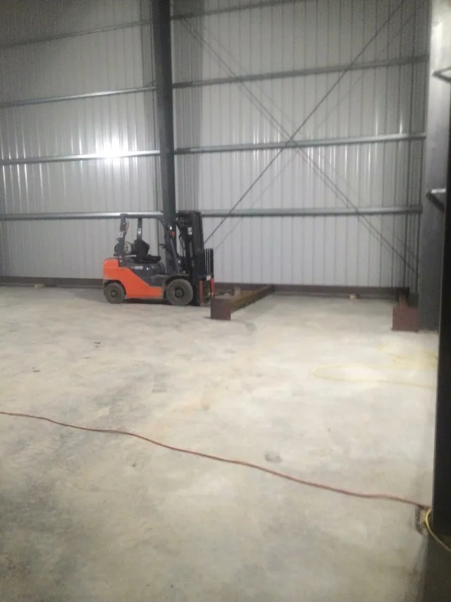 Steel equipment supports, catwalk and elevated access