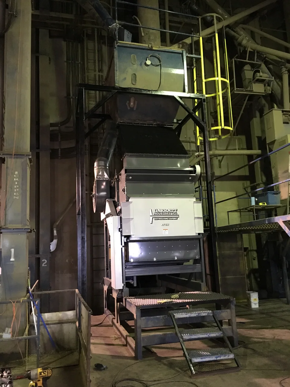 Fabricated supports, chutes and cleaner transitions
