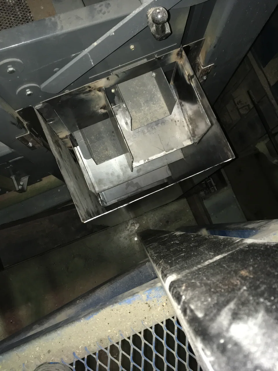 Fabricated supports, chutes and cleaner transitions