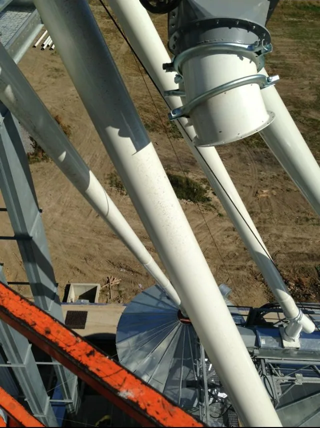 Spouting and equipment connections during installation