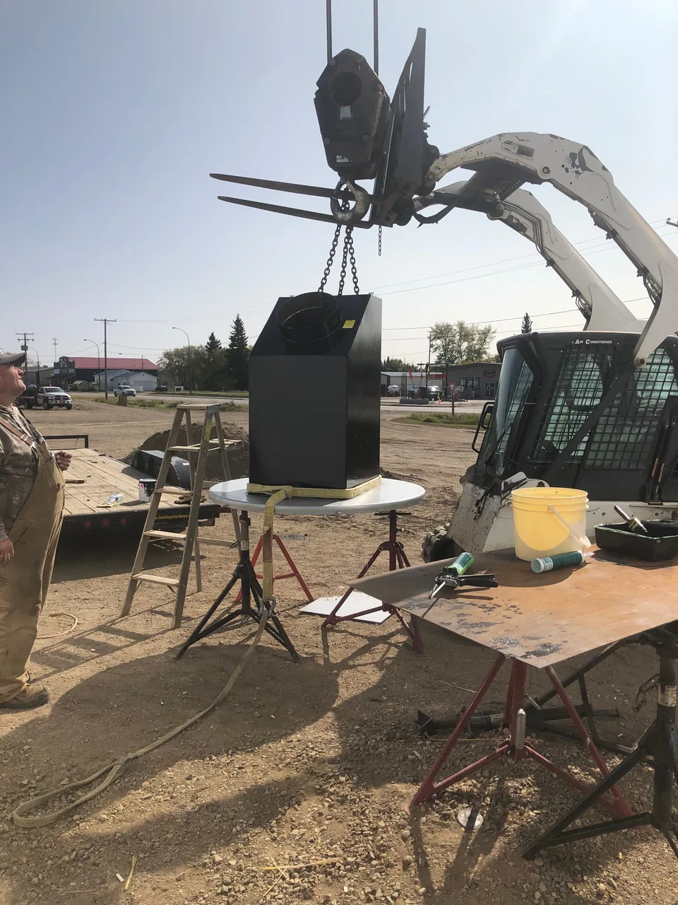 Fabrication of grain-handling equipment